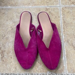 Zara Magenta Mules